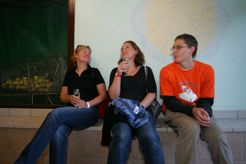 Fr. Filippovits (ViP Buffet), Fr. Ernst, Hr. Ernst (BK Ordner)