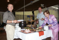 Hr. Braunsteiner (Fa. PLASMO), Hr. Recktenwald (Fa. XION), Fr. Briza (BK ViP Betreuung)